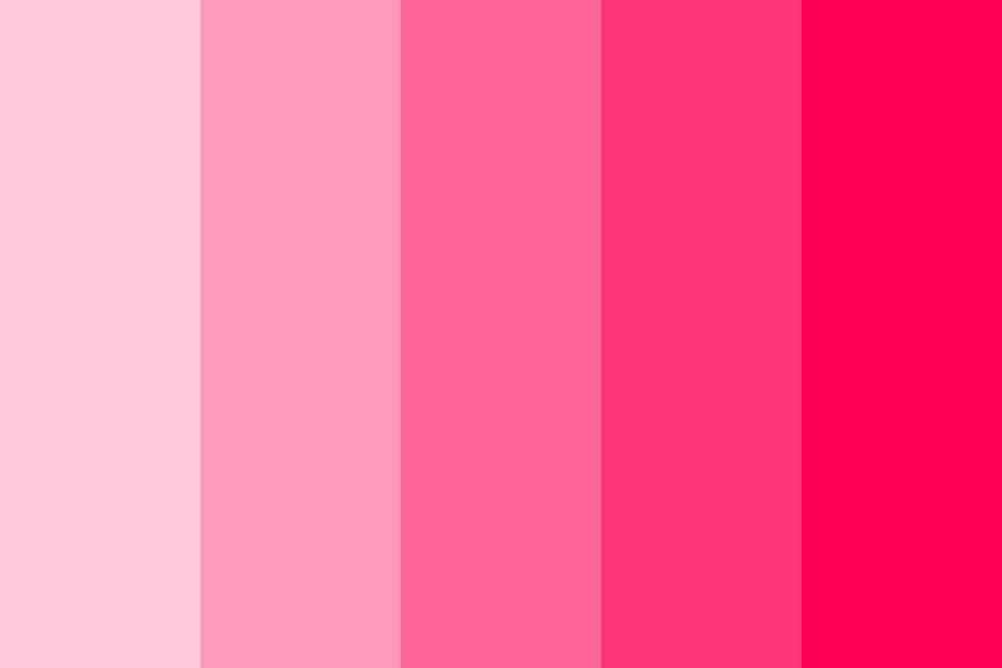 What colours go with rose pink?