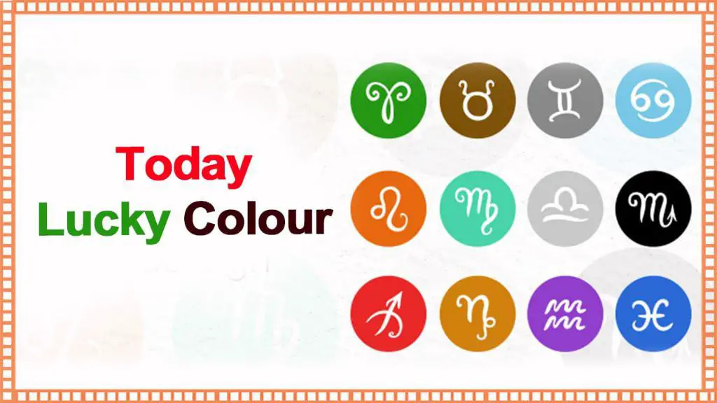 Which colour is lucky to wear today?