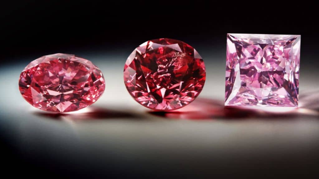 What are the spiritual properties of pink diamonds?