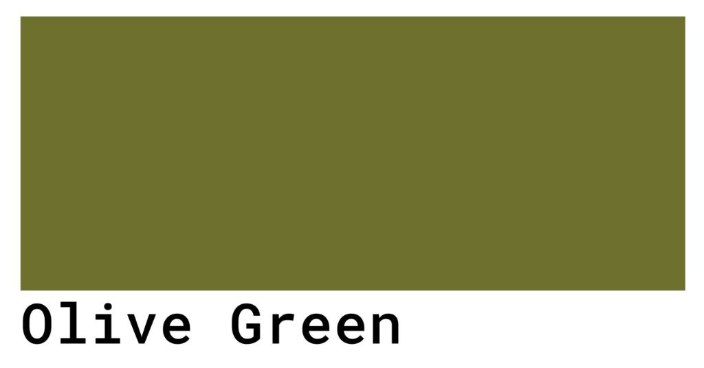 What is the RGB for olive drab green?