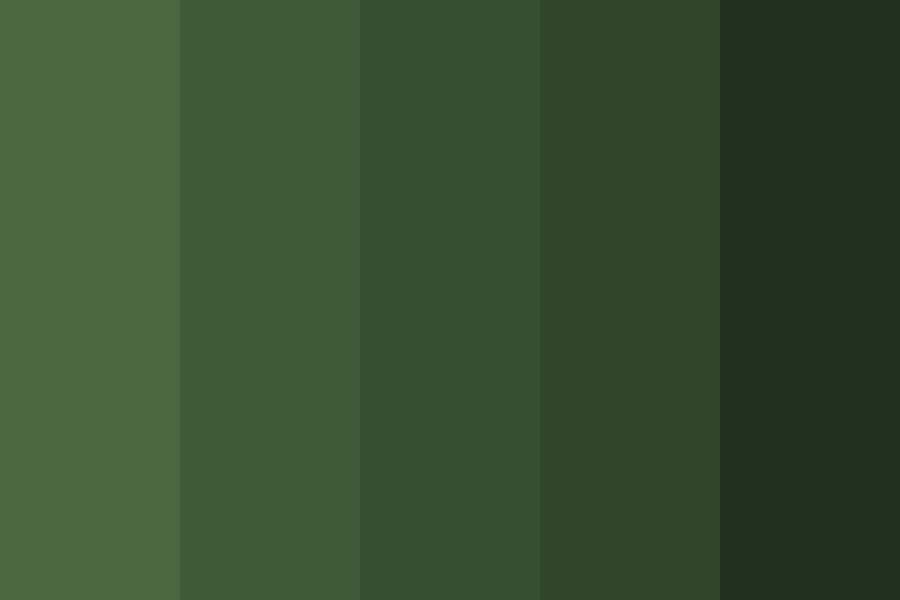 What is the shade of forest green?