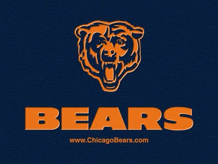 What shade of blue is Chicago Bears?