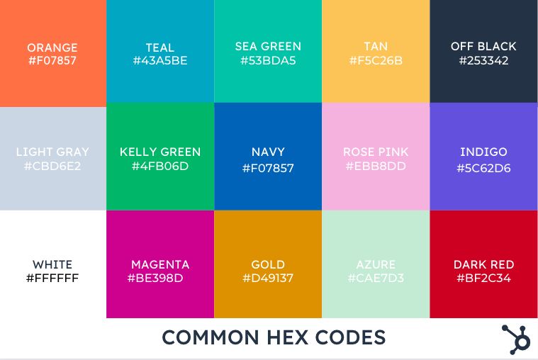 What hex colors are #ff0000?