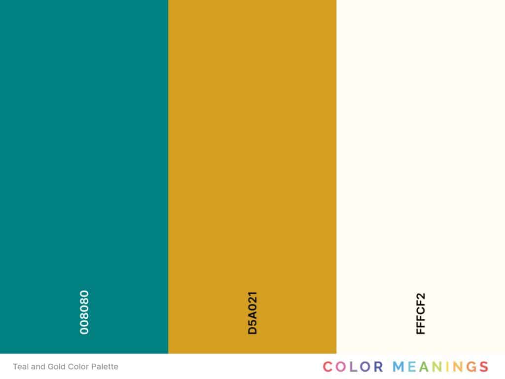 What is the complementary color to gold?
