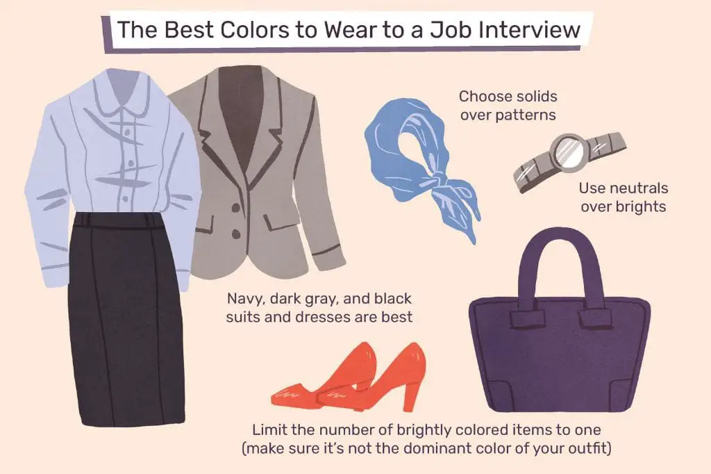 What is the best color to wear at an interview?
