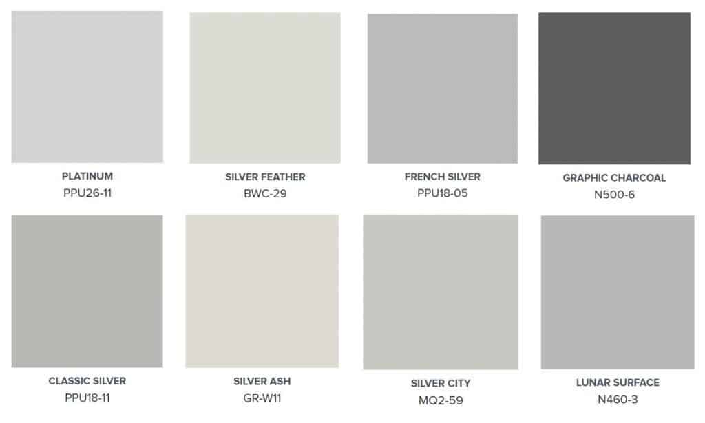 What are neutral gray colors?