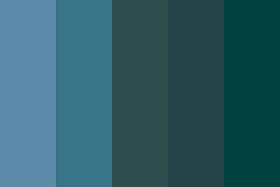 What is the code for blue-green color scheme?