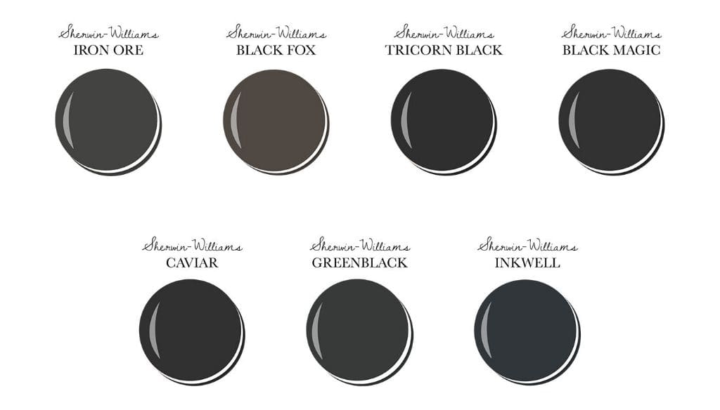 What two colors make black paint?