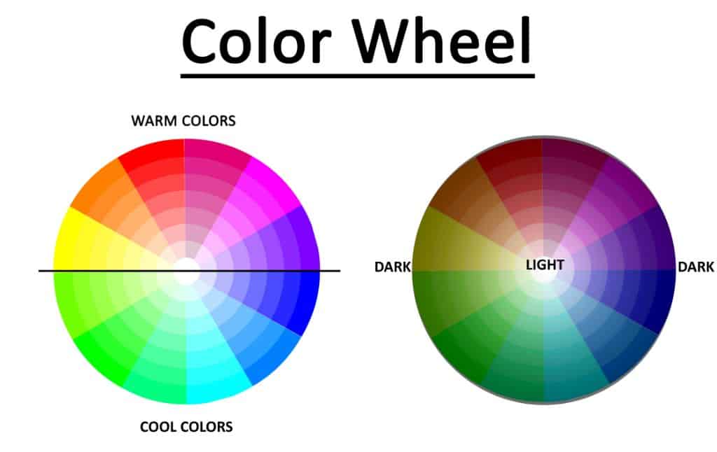 What is light cool colors?