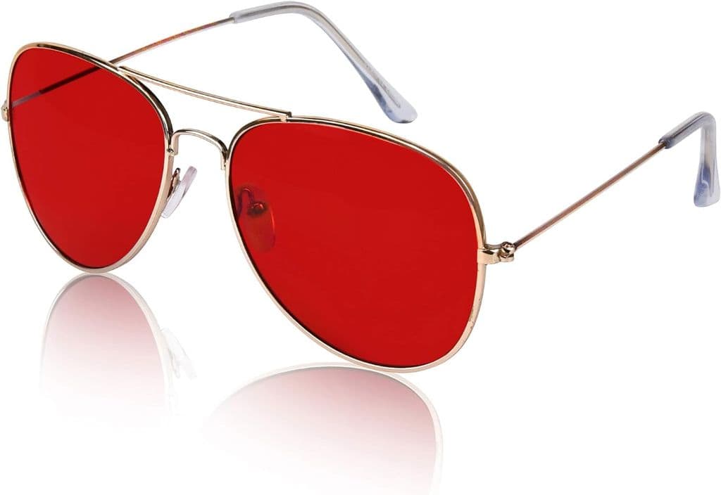 What are red tinted sunglasses for?