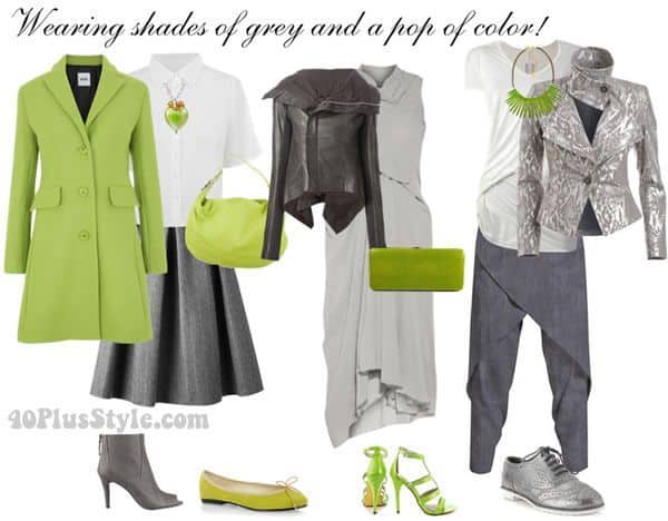 Does grey go with lime green?