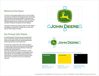 What is the paint code for John Deere green?