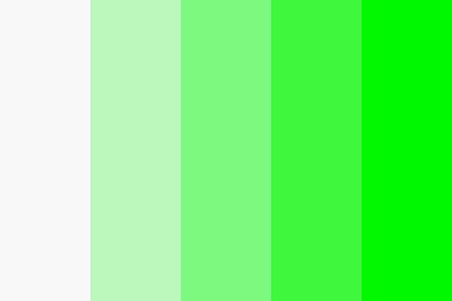 What is white green Colour?
