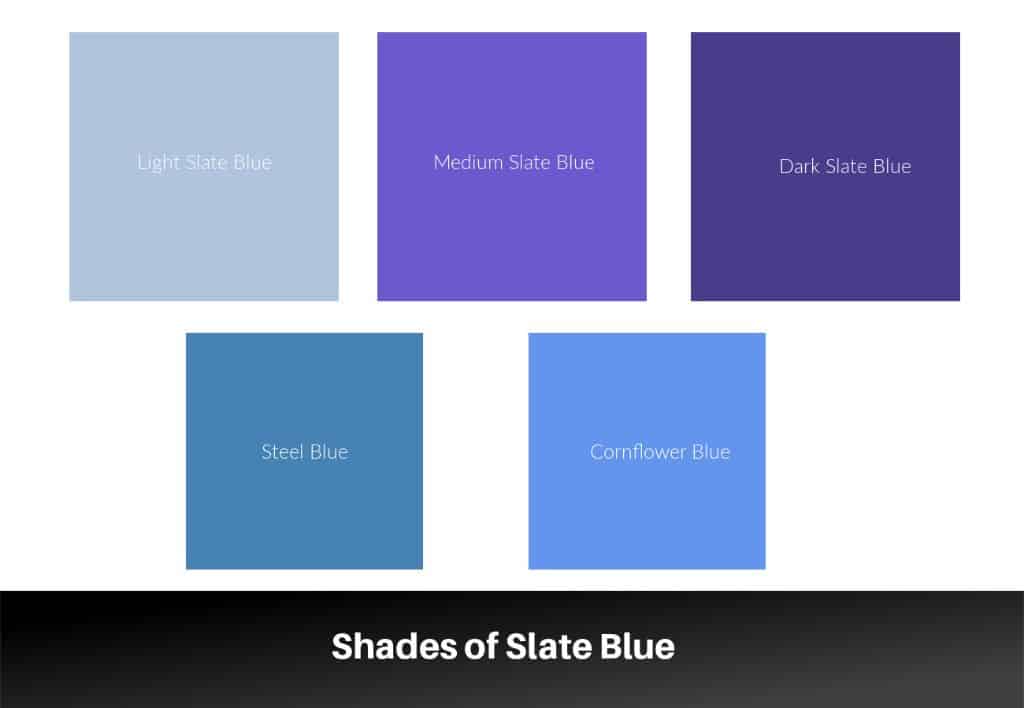 What accent color goes with slate blue?