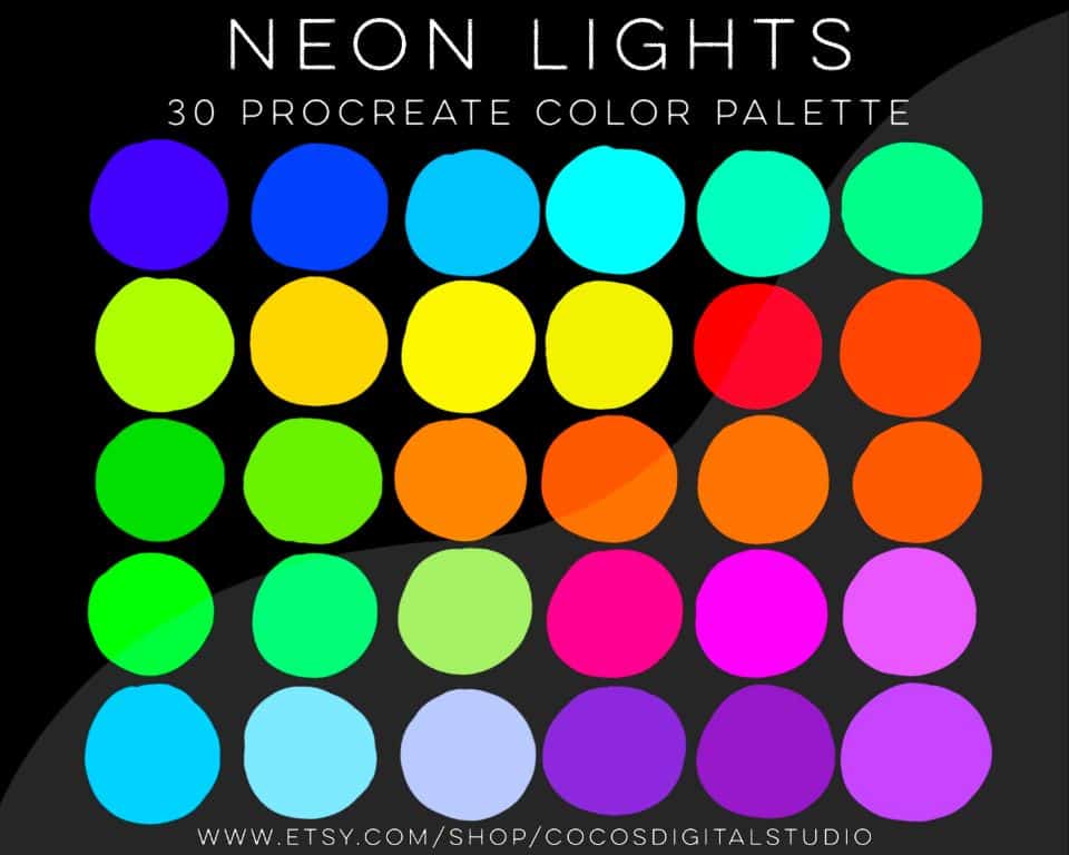 What color is neon usually?
