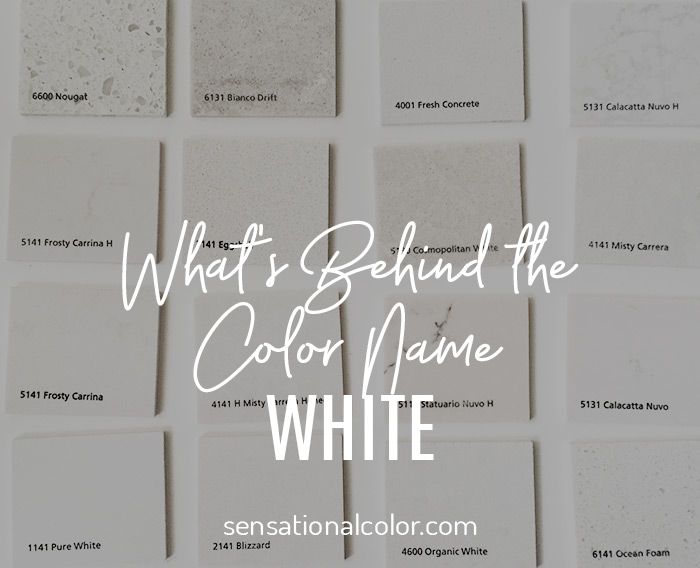 What are the ancient words for white?