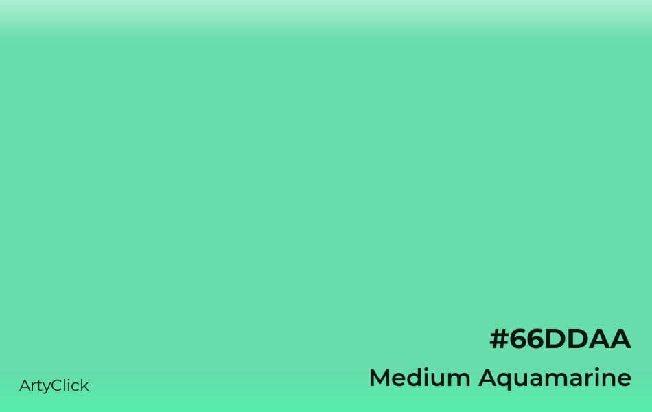 What is the color code for medium aquamarine?