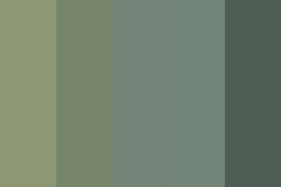 Which color is sage green?