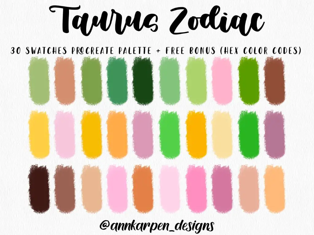 What 2 colors are Taurus?