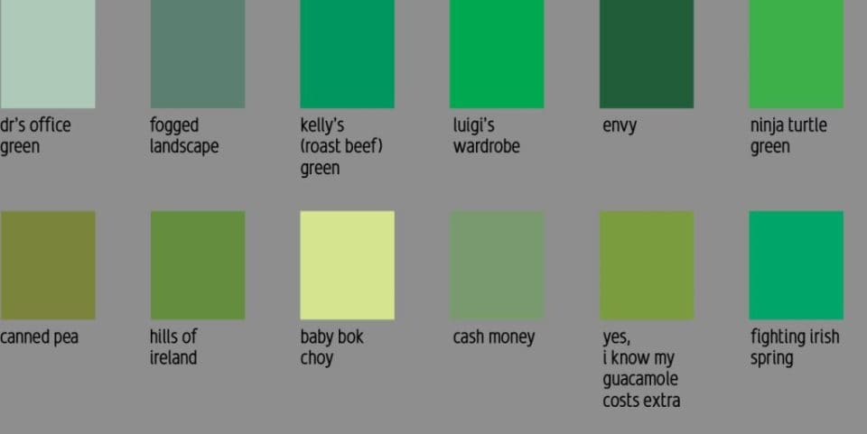 What is the best green color for Pantone?