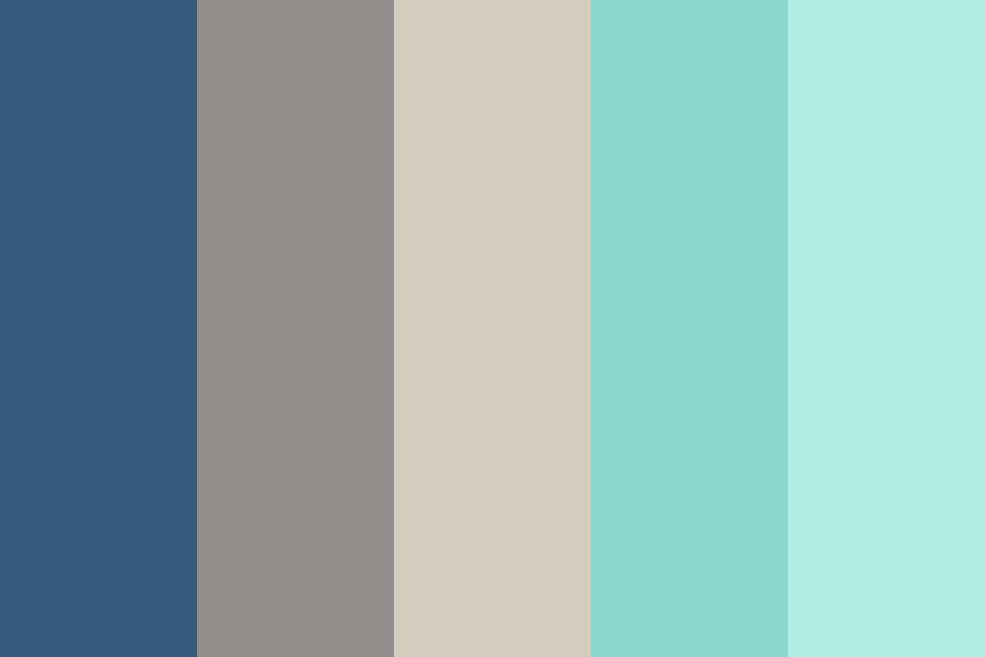 What neutral colors compliment blue?