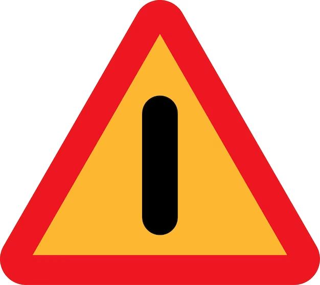 What are the colors of warning signs that indicate hazards ahead?