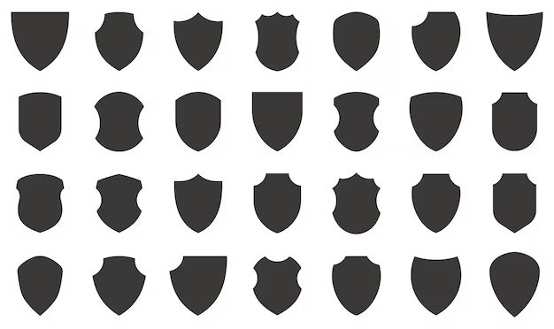 What are the different shield shapes?