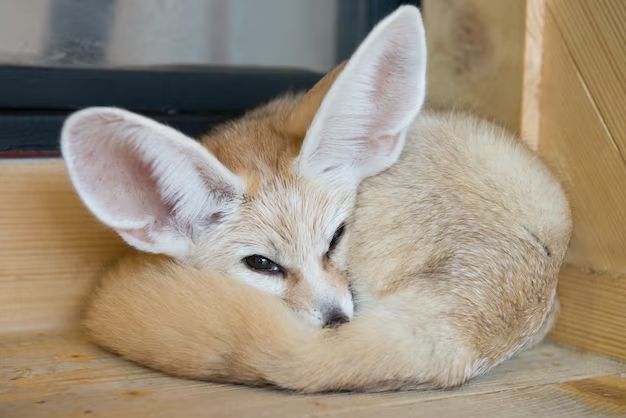 What color eyes do fennec foxes have?