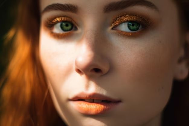 Can amber eyes have green?