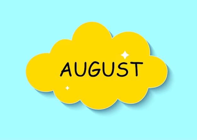What symbolizes August?