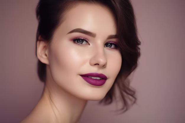 Who should wear purple lipstick?