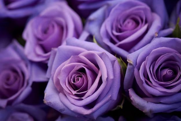 Is purple a natural rose color?