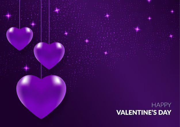 Is purple a Valentine’s Day color?