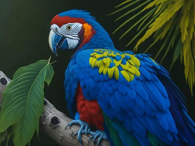 What type of parrot is blue?