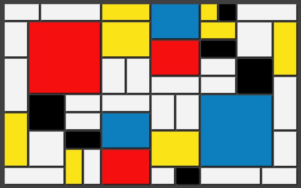 What is Piet Mondrian most famous painting called