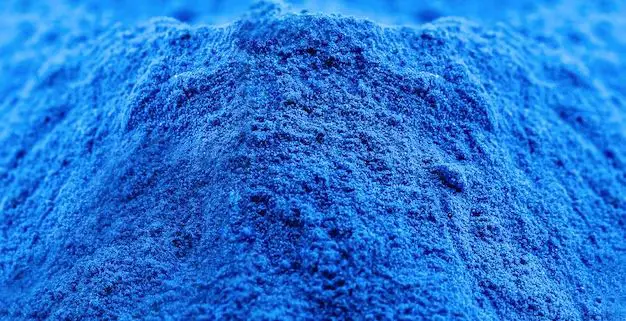 Is there a natural blue pigment