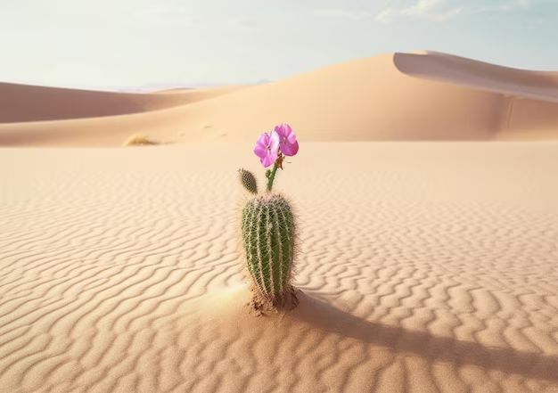 What is a unique plant in the desert
