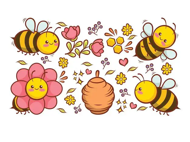 What color triggers bees?