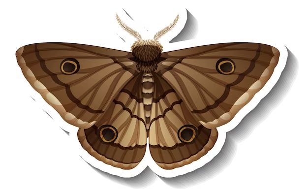 Do luna moths turn brown