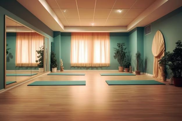What color is calming for yoga room?