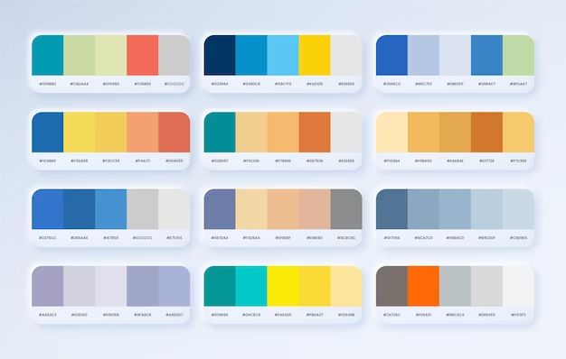What is a color palette vs color scheme?