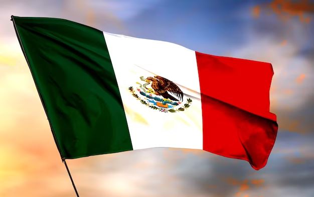 What does red in the Mexico flag mean