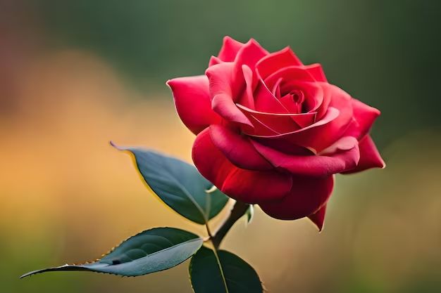 Does red rose symbolize love?