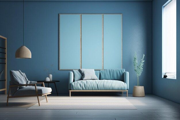 Is a blue living room a good idea?