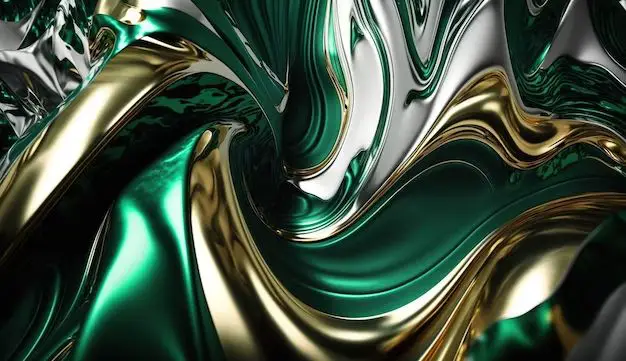 Is emerald green better with gold or silver?