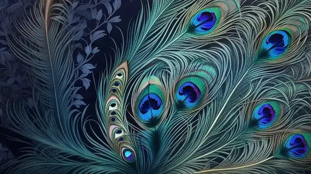 What is peacock colour?
