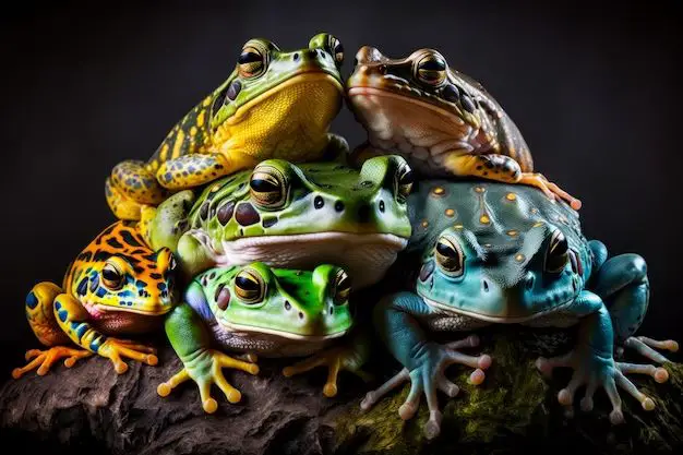 What is a bunch of frogs called