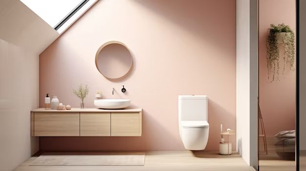 What are the best light colors for small bathrooms?