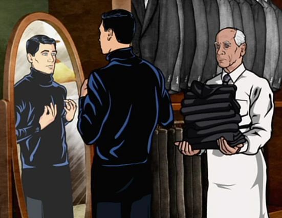 What does Archer call his turtleneck