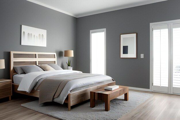 Are grey walls good for bedroom?